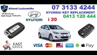 Hyundai i20 key replacement locksmith  