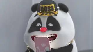 bomboo panda part 10  lift  annoyed cute and happiness (animation)😍😍