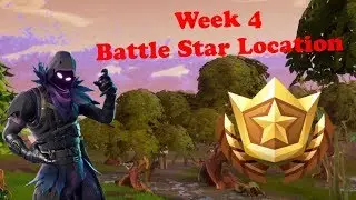 Fortnite Battle Pass Week 4: *SECRET* BATTLE STAR LOCATION