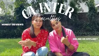 &ldquo;Honest Review of Our CA Inter Faculties | Pros, Cons & Personal Experience&rdquo;📚