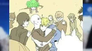 Saigenos un abrazo de Sensei #saitamaxgenos #yaoi #bl