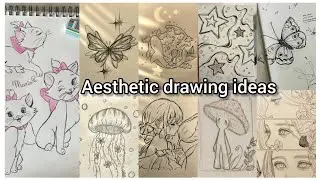 Aesthetic drawing ideas u must try🤩🤩