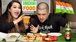 INDIAN 🇮🇳 FOOD 먹방 MUKBANG [First timer] How to win 4 $50 | 3K giveaways