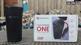 Portronics Car Power One Car Inverter | 200 W Turbo Car Charger | NISCHAL heartbeat Vlog Ep- 304