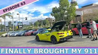 Caravan to Downtown Redlands C&C with the wolfpack