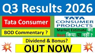 Tata Consumer q3 results 2026 | Tata Consumer results today | Tata Consumer Share latest News today