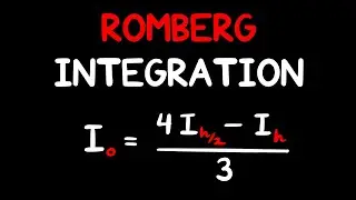 4.7 Romberg Integration | Error | Derivation | Example | Numerical Methods