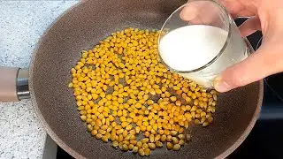 Рецепт кукурузы с молоком, которую вы раньше не готовили, попкорн с карамелью