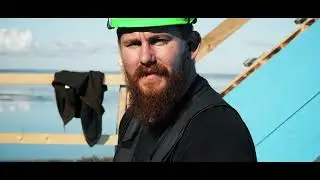 Paptag med listed&aelig;kning p&aring; projekt i Nibe