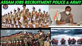 Assam Police Recruitment , DME admit card & Indian Army jobs 2021 // in hindi language