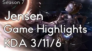 Jensen - Orianna -  Gameplay Highlight S7