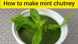 Mint chutney || Pudina Chutney Recipe || chutney recipe by Fatima kitchen &tips