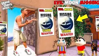 Franklin Try To Find Lost Evil Moon In GTA 5! Evil Moon Missing In GTA 5