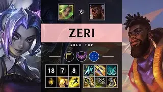 Zeri Top vs K'Sante: Legendary - EUW Master Patch 14.23