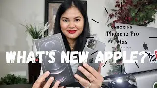 UNBOXING MY NEW iPHONE 12 PRO MAX GRAPHITE | Pros and Cons