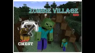 Zombie Village at spawn - Minecraft PE Seed