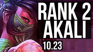 AKALI vs HEIMERDINGER (MID) | Rank 2 Akali, Rank 4, 13/3/3 | BR Challenger | v10.23