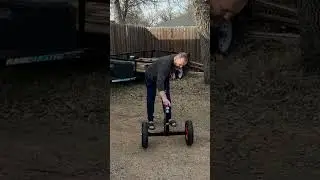 Тележка для трехколесного прицепа VEVOR с регулировкой высоты.