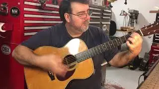 1996 Martin OM28V Guitar. Set 2