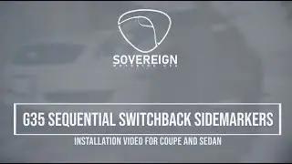 G35 LED Sequential Switchback Side Markers For Coupe Or Sedan - Assembly Instruction Video