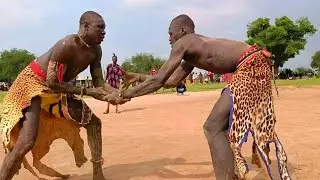 South Sudan Mundari Tali Payam Wrestling at APT wrestling field