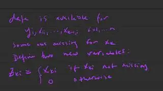 Linear Econometrics: Data Missing Completely at Random