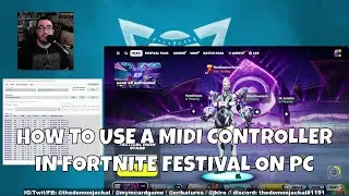 How to Use a MIDI Controller in Fortnite Festival on PC (MidiKey2Key Software)