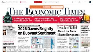 2 January 2026 | The Economic Times Newspaper | Daily Finance & Business News Analysis