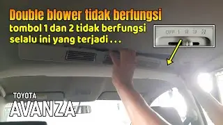 Cek Double blower plafon tengah tidak berfungsi