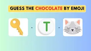 🍫 Can You Guess the Chocolate by Emoji | Its Quiz Show | Chocolate Emoji Quiz