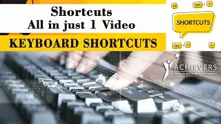 keyboard Shortcuts for All | 50 Important Shortcuts | Shortcuts for all Software