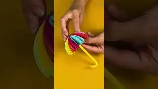 DIY Umbrella for My Phone! ☂️ #kids #craft