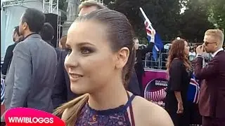 Eurovision 2015 red carpet: Mar&iacute;a &Oacute;lafs (Iceland) interview | wiwibloggs