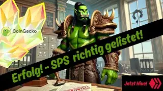Coingecko - How to Kategorie-Tag &Auml;ndern - Splintershards erfolgreich gupdatet!