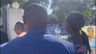 Apostle Israel Monga arriving at Ark Source of Life Pretoria