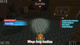 Heretic - Map: #11 - E1M1 - bog bodies - [4K60ᶠᵖˢ] - [100% Secrets]