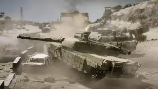 Battlefield Bad Company 2 - M1A2 Abrams on Atacama Desert - Project Rome
