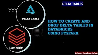 Azure Databricks Tutorial # 16:-How to create and delete delta table from dataframe