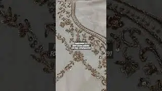 Dabka work gharara | gharara ka design | ivory white gharara
