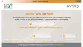 VFP CodeMatrix Demo: Analyze Visual FoxPro Apps for Effort, Complexity, and Migration to .NET