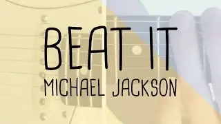 How to play the riff Beat It Michael Jackson | Guitar Lesson + tab sheet