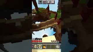 CRAZY Icy Bridge On MOBILE! #minecraft #pearlbag #gaming #mincraftpvp