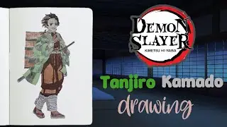 How to draw #Tanjiro_Kamado drawing? #art #demonslayer 
