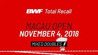 BWF Total Recall | Tang/Tse and Lee/Chau fight for the gold at Macau Open | BWF 2020