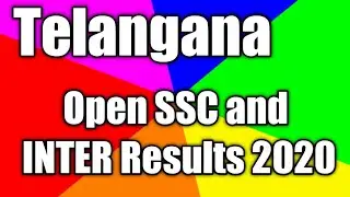 Ts open inter results 2020 | TS open SSC results | TS open 10th class results 2020