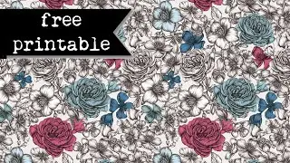 🎁 Как получить бесплатные рождественские цифровые бумаги для поделок | Friday Freebie Free Printa...