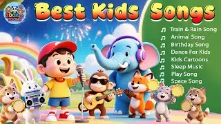 🐬 Kids Songs Compilation 🎵 20+ Mins of Happy Songs 😄 & Animal Songs 🦁  by ZooBee Toons