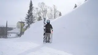 【JAPOW】新しいファットスキーでパウダー滑る［Salomon QST BLANK］