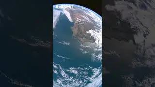 4K satellite video filmed as our satellite orbited over Cape Town, South Africa 🇿🇦🛰️
