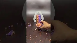 🐯 Color Flow Reverse Beads ASMR | Calming Motion Short #asmr #satisfying #visualtherapy